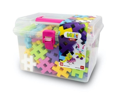 Klocki Meli Maxi Pink Travel Box 110 el. Klocki Meli Maxi Pink Travel Box 110 el.