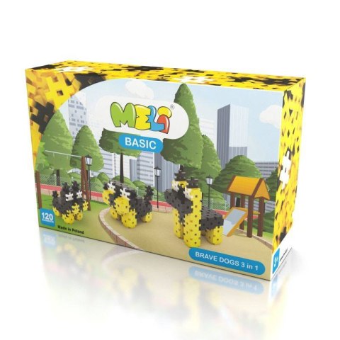 Klocki Meli Basic Brave Dogs 3w1 120 el. Klocki Meli Basic Brave Dogs 3w1 120 el.