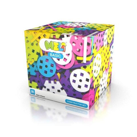 Klocki Meli Basic Constructor Pink 60 el. Klocki Meli Basic Constructor Pink 60 el.
