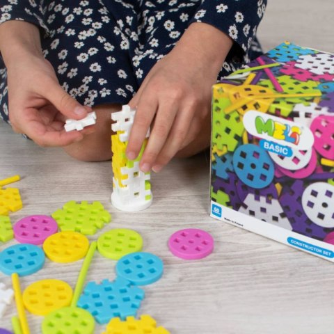 Klocki Meli Basic Constructor Pink 60 el. Klocki Meli Basic Constructor Pink 60 el.