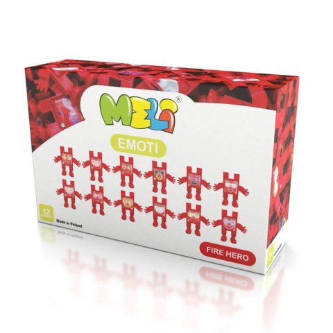 Klocki Meli Emoti Straż Pożarna 12 el. Klocki Meli Emoti Straż Pożarna 12 el.