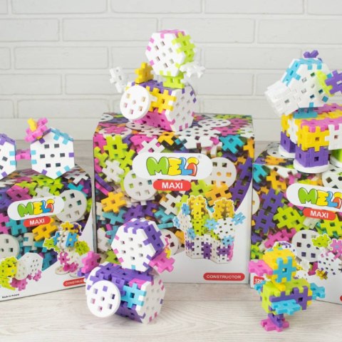 Klocki Meli Maxi Constructor Pink 120 el. Klocki Meli Maxi Constructor Pink 120 el.