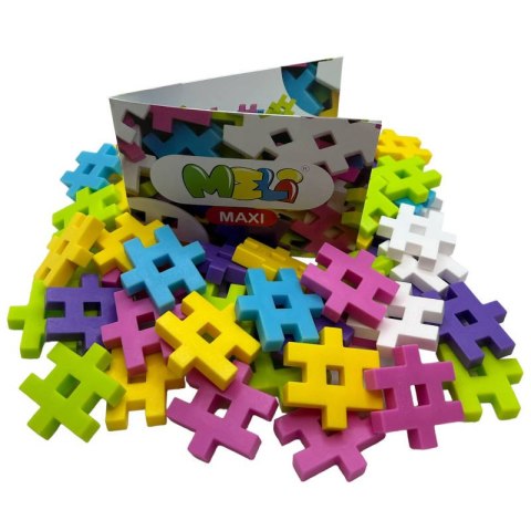 Klocki Meli Maxi Constructor Pink 220 el. Klocki Meli Maxi Constructor Pink 220 el.