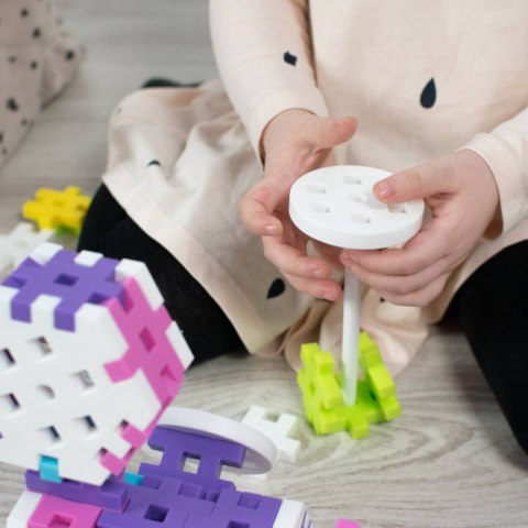 Klocki Meli Maxi Constructor Pink 220 el. Klocki Meli Maxi Constructor Pink 220 el.