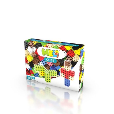 Zestaw klocków konstrukcyjnych - Meli Cube 50 el. Zestaw klocków konstrukcyjnych - Meli Cube 50 el.