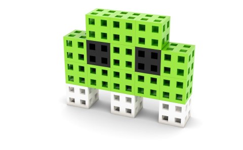 Zestaw klocków konstrukcyjnych - Meli Cube 50 el. Zestaw klocków konstrukcyjnych - Meli Cube 50 el.