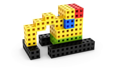 Zestaw klocków konstrukcyjnych - Meli Cube 50 el. Zestaw klocków konstrukcyjnych - Meli Cube 50 el.