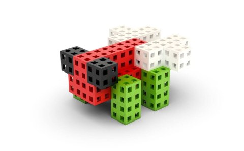 Zestaw klocków konstrukcyjnych - Meli Cube 50 el. Zestaw klocków konstrukcyjnych - Meli Cube 50 el.