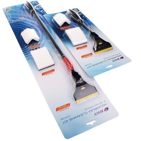 Resun Aqua Clean Kit 30cm - czyścik gąbkowy i skrobak 3w1 Resun Aqua Clean Kit 30cm - czyścik gąbkowy i skrobak 3w1