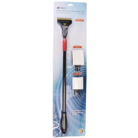 Resun Aqua Clean Kit 60-90cm - czyścik gąbkowy i skrobak 3w1 Resun Aqua Clean Kit 60-90cm - czyścik gąbkowy i skrobak 3w1