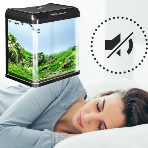 Kruger Meier Como Aquarium 7l - akwarium zestaw czarny Kruger Meier Como Aquarium 7l - akwarium zestaw czarny