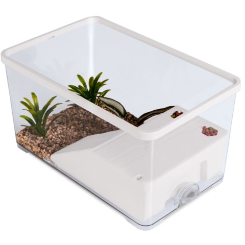 Sunsun Turtle Water Box M - akwarium dla żółwia z wyspą i filtrem Sunsun Turtle Water Box M - akwarium dla żółwia z wyspą i filtrem