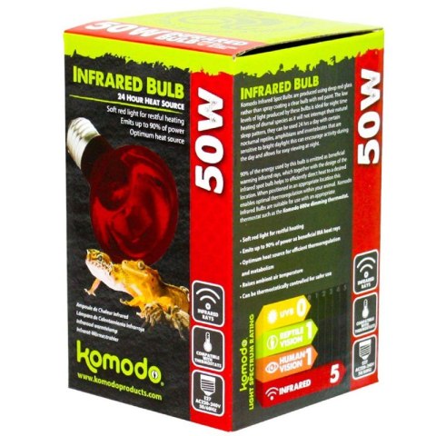Komodo Infrared 75W - żarówka grzewcza podczerwona Komodo Infrared 75W - żarówka grzewcza podczerwona