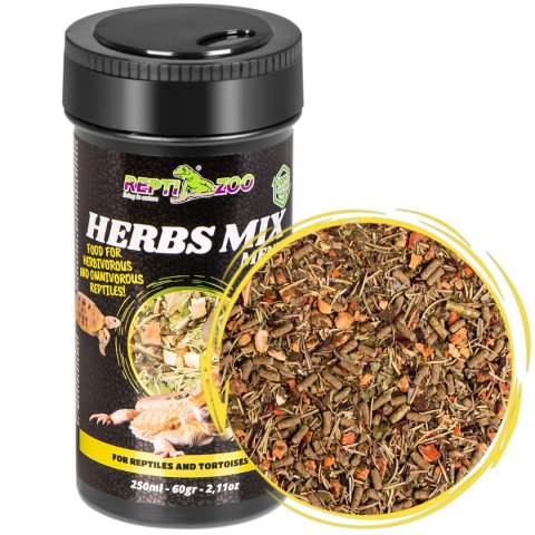 Repti-Zoo Herbs Mix Menu 1000ml - mieszanka roślinna dla gadów Repti-Zoo Herbs Mix Menu 1000ml - mieszanka roślinna dla gadów