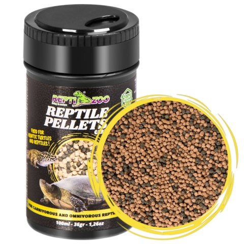 Repti-Zoo Reptile Pellets 100ml - pokarm i witaminy dla gadów mięsożernych Repti-Zoo Reptile Pellets 100ml - pokarm i witaminy dla gadów mięsożernych