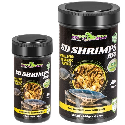 Repti-Zoo Semi Dry Shrimps L 1000ml - krewetki półmiękkie Repti-Zoo Semi Dry Shrimps L 1000ml - krewetki półmiękkie