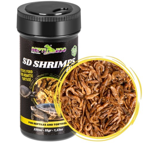 Repti-Zoo Semi Dry Shrimps L 250ml - krewetki półmiękkie Repti-Zoo Semi Dry Shrimps L 250ml - krewetki półmiękkie