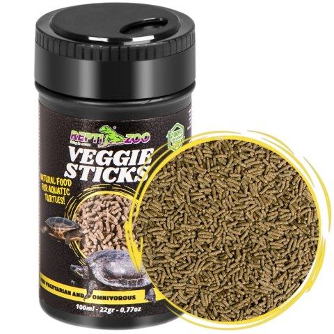 Repti-Zoo Veggie Sticks 100ml - pokarm roślinny dla żółwi z witaminami Repti-Zoo Veggie Sticks 100ml - pokarm roślinny dla żółwi z witaminami