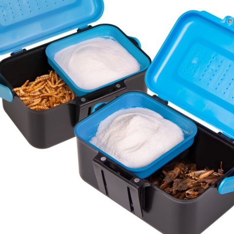 Terrario Live Food Box - podwójny pojemnik na żywą karmówkę Terrario Live Food Box - podwójny pojemnik na żywą karmówkę