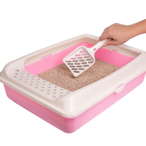 Furrever Friends Purrfect Box Pink with Scoop - duża kuweta z łopatką Furrever Friends Purrfect Box Pink with Scoop - duża kuweta z łopatką