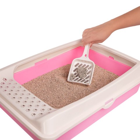 Furrever Friends Purrfect Box Pink with Scoop - duża kuweta z łopatką Furrever Friends Purrfect Box Pink with Scoop - duża kuweta z łopatką