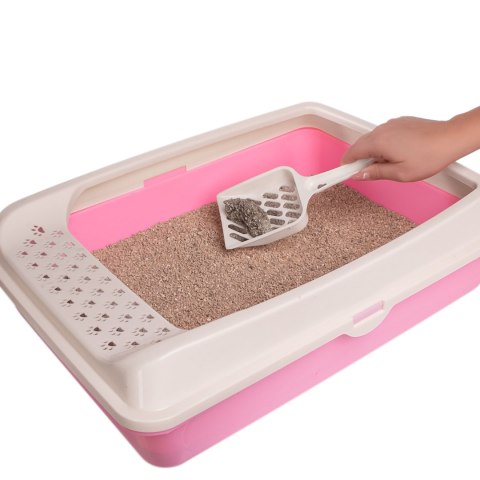 Furrever Friends Purrfect Box Pink with Scoop - duża kuweta z łopatką Furrever Friends Purrfect Box Pink with Scoop - duża kuweta z łopatką