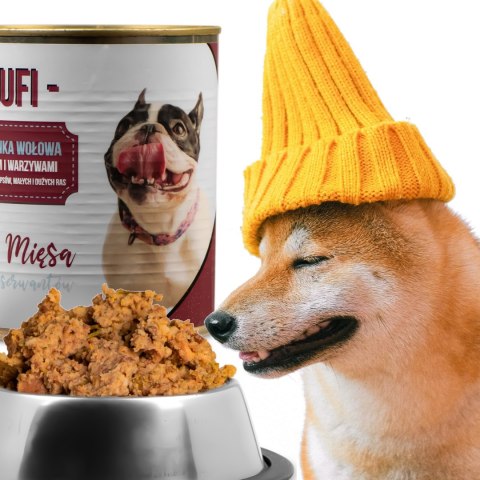 Bufi Karma dla Psów Premium - 80% mięsa wołowego Bufi Karma dla Psów Premium - 80% mięsa wołowego