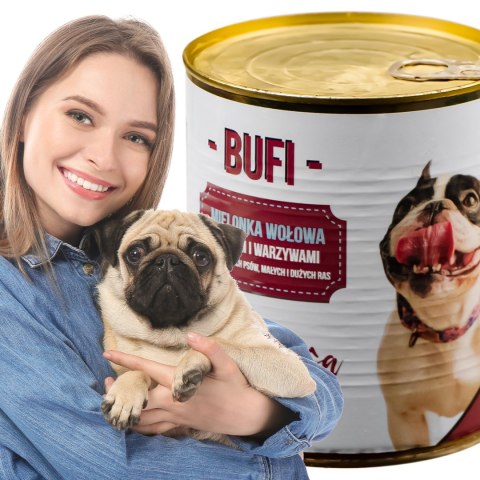 Bufi Karma dla Psów Premium - 80% mięsa wołowego Bufi Karma dla Psów Premium - 80% mięsa wołowego
