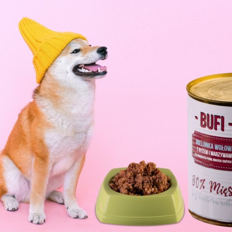 Bufi Karma dla Psów Premium - 80% mięsa wołowego Bufi Karma dla Psów Premium - 80% mięsa wołowego