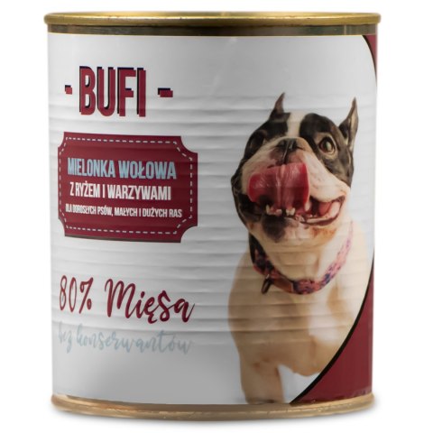 Bufi Karma dla Psów Premium - 80% mięsa wołowego Bufi Karma dla Psów Premium - 80% mięsa wołowego
