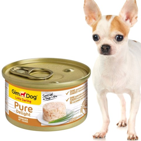 Gimdog Pure Delight 150g - karma dla małych psów kurczak w galarecie