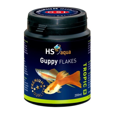 HS AQUA GUPPY FLAKES 200 ML pokarm dla ryb (0030292) HS AQUA GUPPY FLAKES 200 ML pokarm dla ryb (0030292)