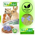 KARMA DLA KRÓLIKA ŻYWNOŚĆ FUNKCJONALNA NESTOR SIEMIĘ LNIANE DLA GRYZONI