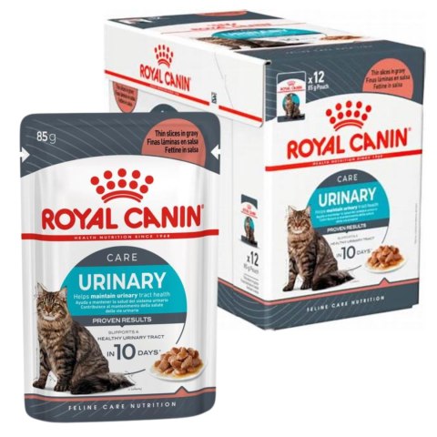 KARMA MOKRA DLA KOTA Royal Canin Urinary Gravy 12 x 85 g DROGI MOCZOWE