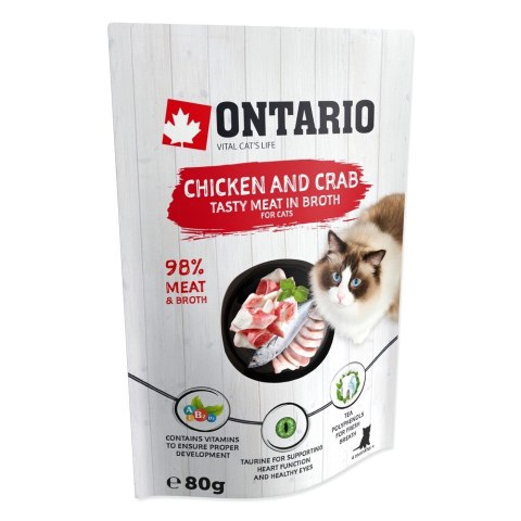 ONTARIO saszetka Kurczak i kraby w rosole 80g (213-3033) ONTARIO saszetka Kurczak i kraby w rosole 80g (213-3033)