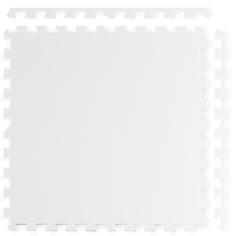 Duża mata piankowa, puzzle 4 szt białe i szare Duża mata piankowa, puzzle 4 szt białe i szare