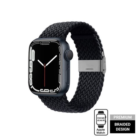 Crong Wave Band - Pleciony pasek do Apple Watch 44/45/46/49 mm (grafitowy) Crong Wave Band - Pleciony pasek do Apple Watch 44/45/46/49 mm (grafitowy)