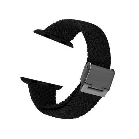 Crong Wave Band - Pleciony pasek do Apple Watch 44/45/46/49 mm (grafitowy) Crong Wave Band - Pleciony pasek do Apple Watch 44/45/46/49 mm (grafitowy)