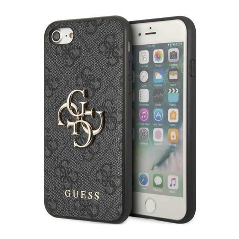 Guess 4G Big Metal Logo - Etui iPhone SE (2022/2020) / 8 / 7 (szary) Guess 4G Big Metal Logo - Etui iPhone SE (2022/2020) / 8 / 7 (szary)