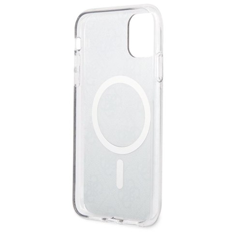 Guess Bundle Pack MagSafe 4G - Zestaw etui + ładowarka MagSafe iPhone 11 (brązowy/złoty) Guess Bundle Pack MagSafe 4G - Zestaw etui + ładowarka MagSafe iPhone 11 (brązowy/złoty)