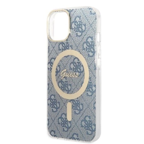 Guess Bundle Pack MagSafe 4G - Zestaw etui + ładowarka MagSafe iPhone 14 Plus (niebieski/złoty) Guess Bundle Pack MagSafe 4G - Zestaw etui + ładowarka MagSafe iPhone 14 Plus (niebieski/złoty)