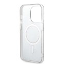 Guess Bundle Pack MagSafe 4G - Zestaw etui + ładowarka MagSafe iPhone 14 Pro Max (brązowy/złoty)