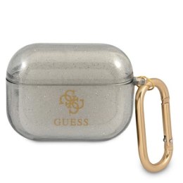 Guess Colored Glitter - Etui Airpods Pro (czarny)