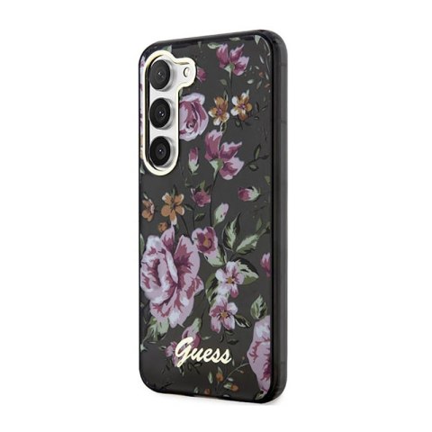 Guess Flower Collection - Etui Samsung Galaxy S23+ (czarny) Guess Flower Collection - Etui Samsung Galaxy S23+ (czarny)