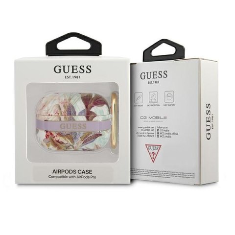 Guess Flower - Etui Airpods Pro (Purple) Guess Flower - Etui Airpods Pro (Purple)