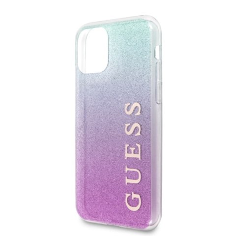 Guess Glitter Gradient - Etui iPhone 11 Pro Max (Pink/Blue) Guess Glitter Gradient - Etui iPhone 11 Pro Max (Pink/Blue)