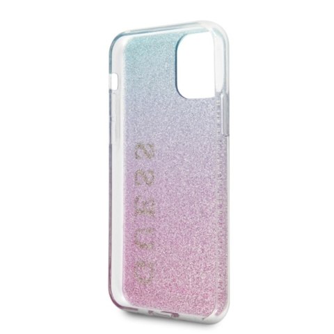 Guess Glitter Gradient - Etui iPhone 11 Pro Max (Pink/Blue) Guess Glitter Gradient - Etui iPhone 11 Pro Max (Pink/Blue)