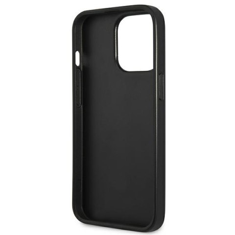 Guess Saffiano 4G Small Metal Logo - Etui iPhone 13 Pro (czarny) Guess Saffiano 4G Small Metal Logo - Etui iPhone 13 Pro (czarny)