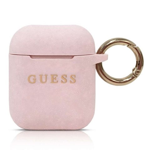 Guess Silicone Case - Etui AirPods (Pink) Guess Silicone Case - Etui AirPods (Pink)