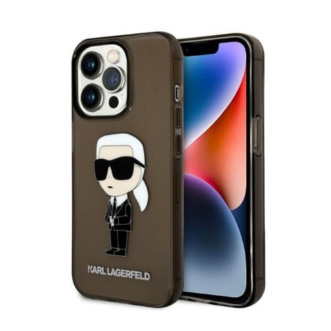 Karl Lagerfeld IML NFT Ikonik - Etui iPhone 14 Pro Max (czarny) Karl Lagerfeld IML NFT Ikonik - Etui iPhone 14 Pro Max (czarny)